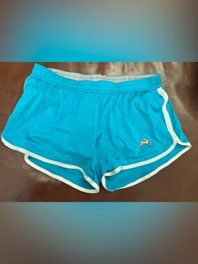 Tracksmith Turquoise Running Shorts with White Trim